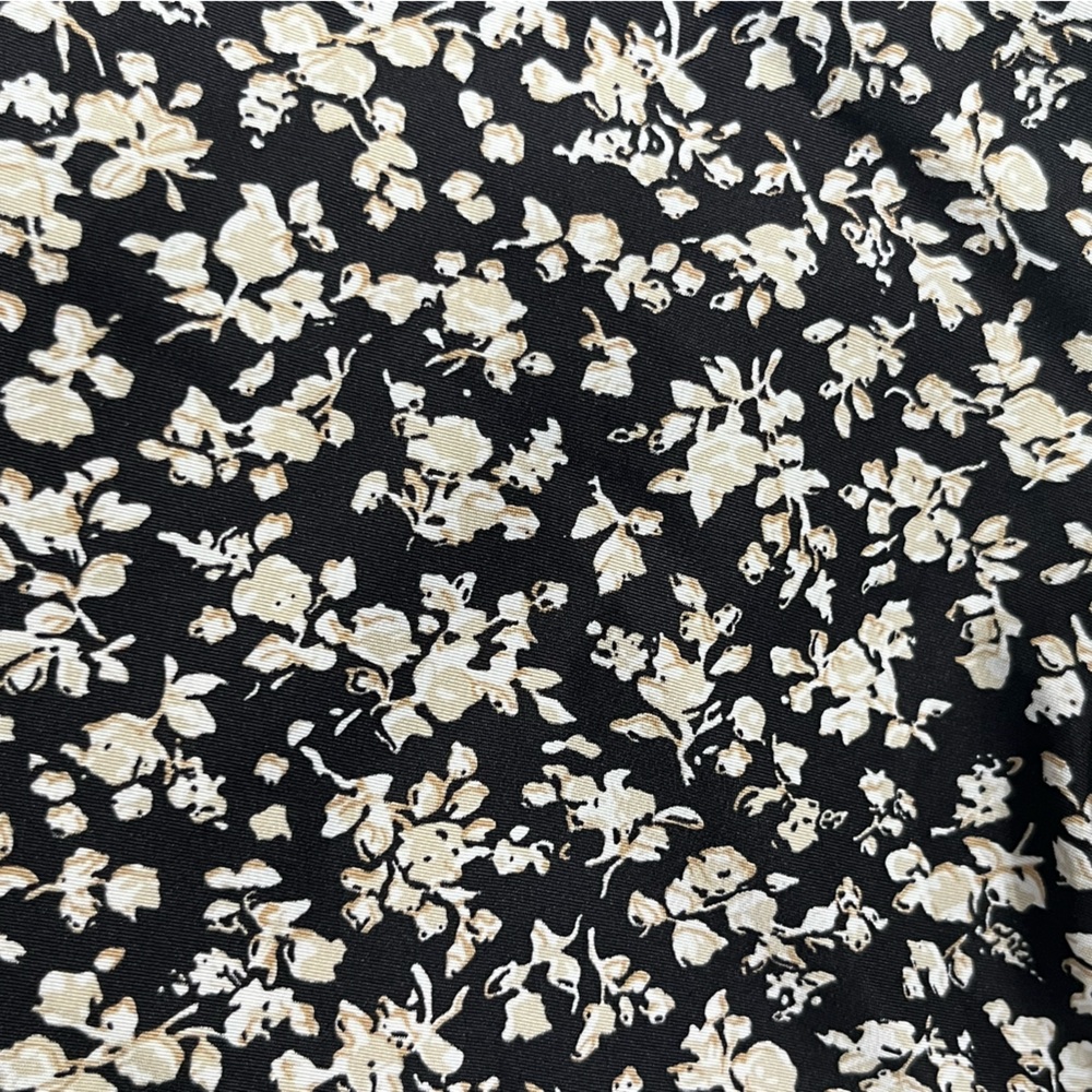Levi’s Black Floral Puff Sleeve Square Neck Crop Top | Cottagecore | NWT XL - Picture 12 of 12